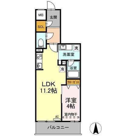 リモナーデ府内の物件間取画像